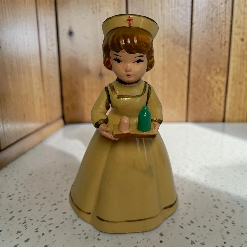 Wilton Nurse Figurine Cake Topper‎ Vintage W 782 Hong Kong Plastic